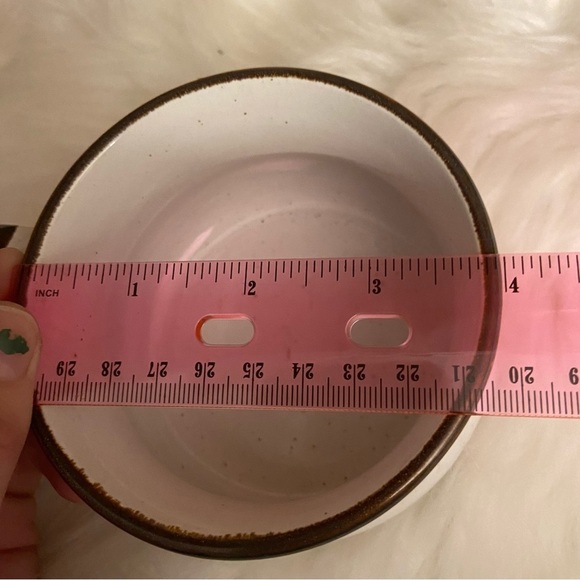 Vintage festival stone wear mushroom chicken tomato soup cups bowls with handles - Picture 15 of 15